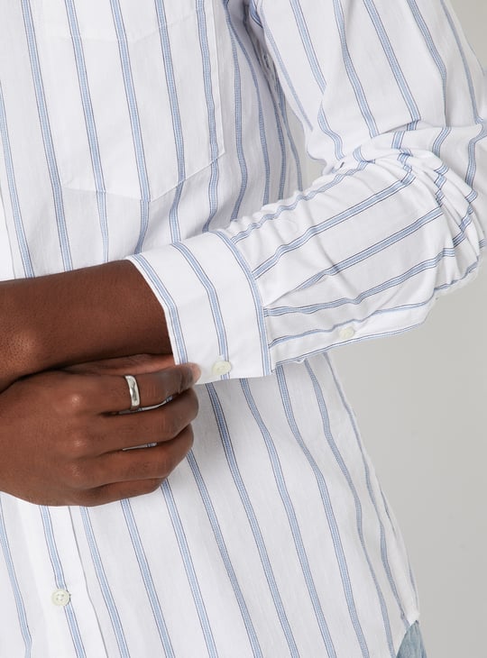 Men Striped Slim Fit Shirt