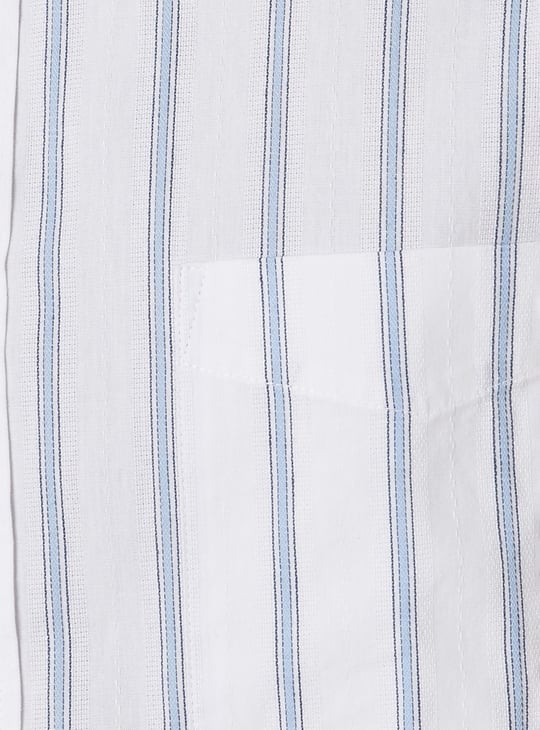 Men Striped Slim Fit Shirt