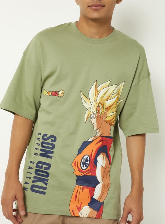 Boys Son Goku Printed T-shirt