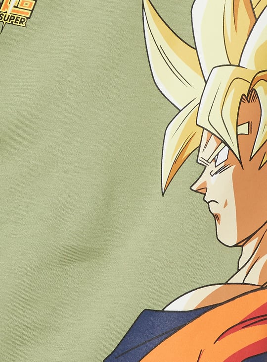 Boys Son Goku Printed T-shirt