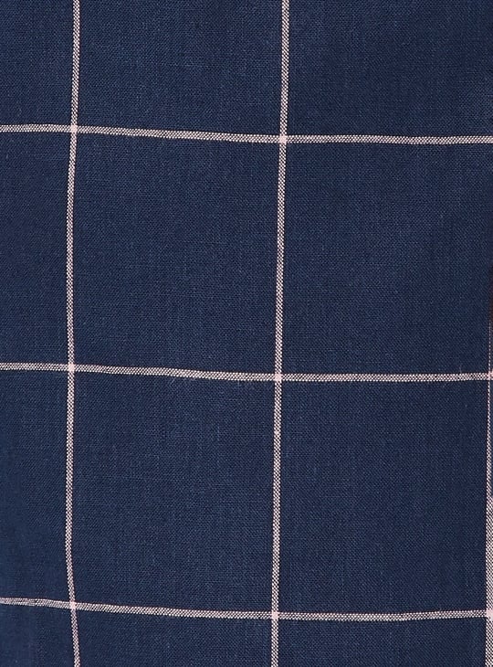 Men Checked Loungewear Shorts