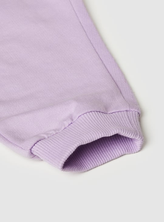 Girls Solid Joggers - Pack of 2