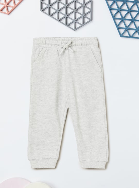 Girls Solid Joggers - Pack of 2