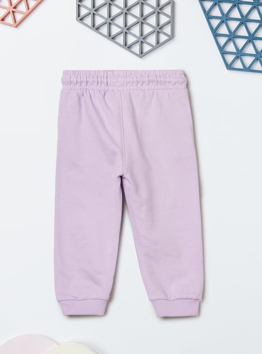 Girls Solid Joggers - Pack of 2