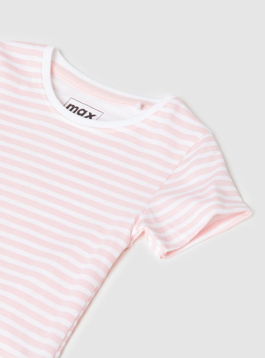 Girls Printed T-shirt - Pack of 3