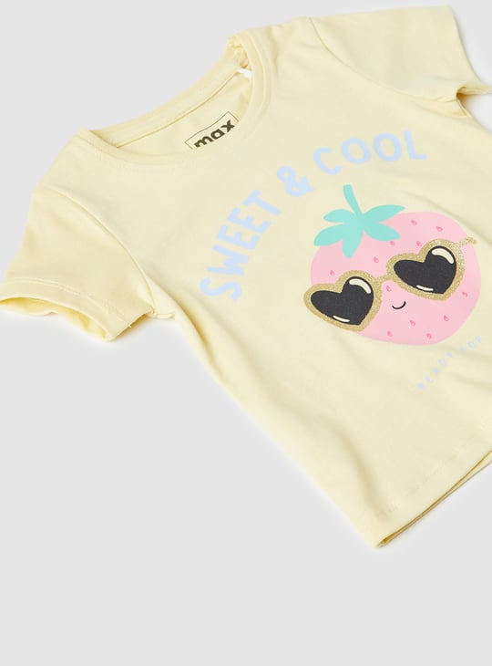 Girls Printed T-shirt - Pack of 3