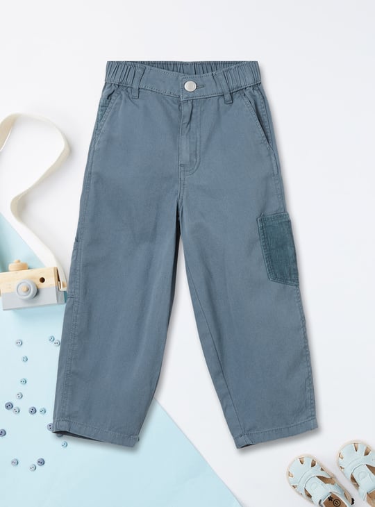 Boys Colourblocked Balloon Trousers