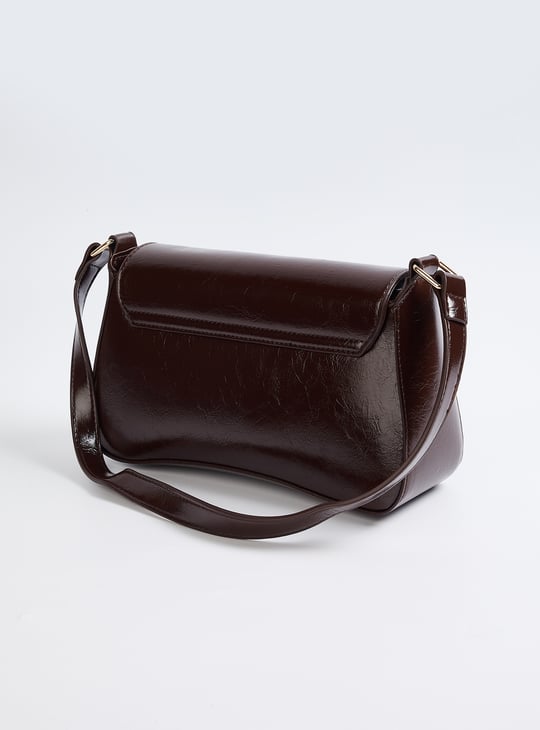 Women Buckles Shoulder Bag