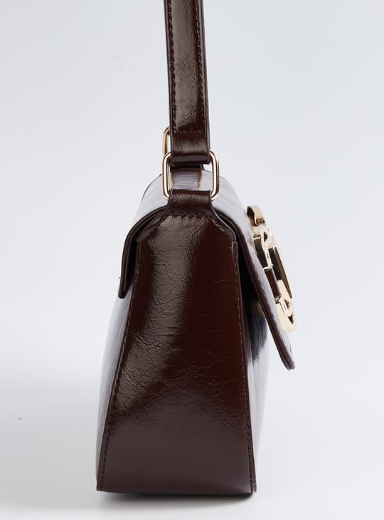 Women Buckles Shoulder Bag