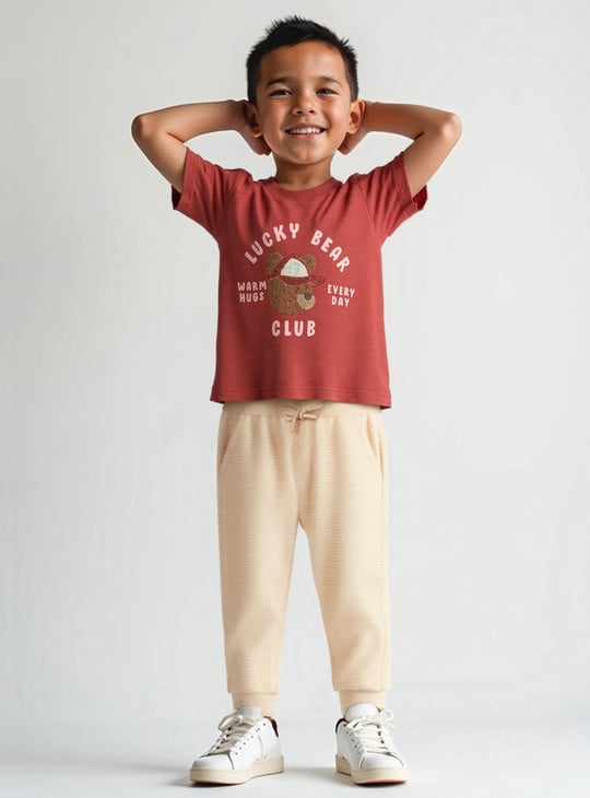 Boys Printed Joggers Set