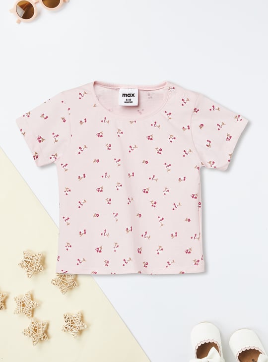 Girls Washed Denim Pinafore Dress with T-shirt