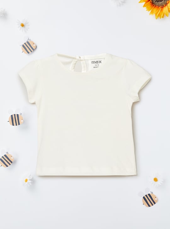 Girls Printed Dungarees with T-shirt