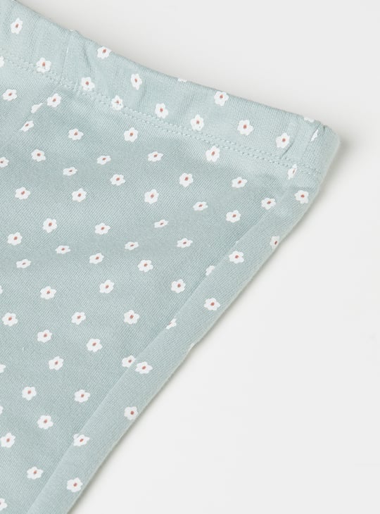 Girls Embroidered Leggings Set