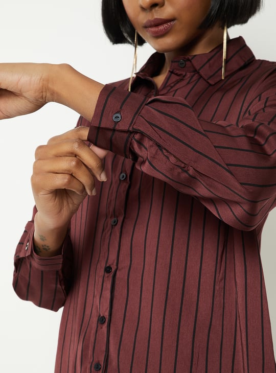 Women Striped Formal Shirt