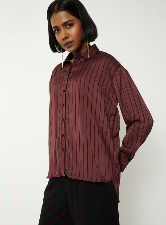 Women Striped Formal Shirt