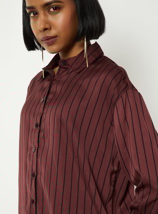Women Striped Formal Shirt