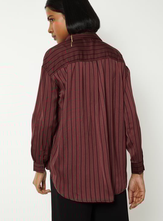 Women Striped Formal Shirt