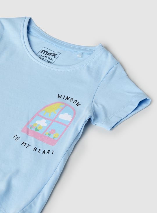 Girls Printed T-shirt - Pack of 3