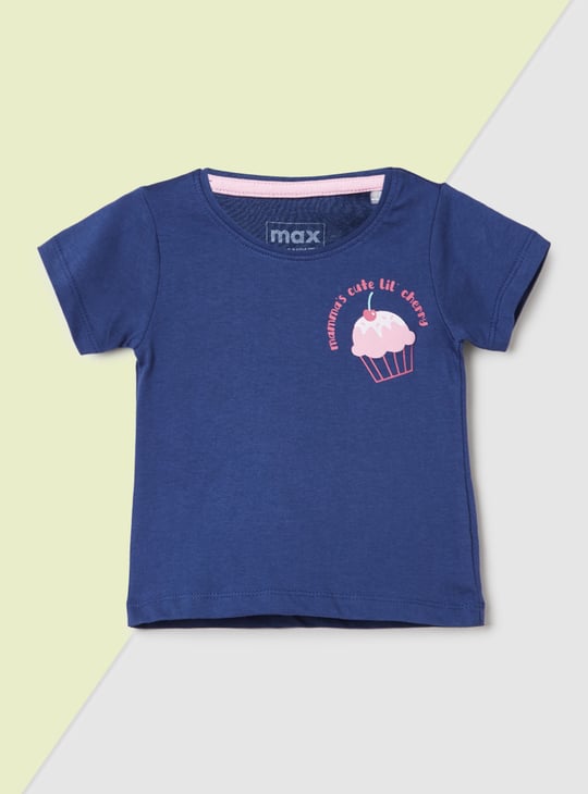 Girls Printed T-shirts - Pack of 3