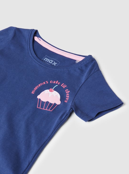 Girls Printed T-shirts - Pack of 3