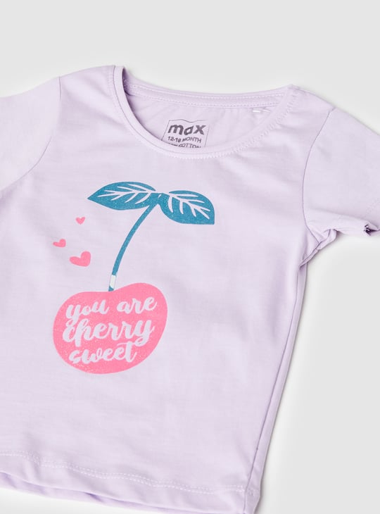 Girls Printed T-shirts - Pack of 3