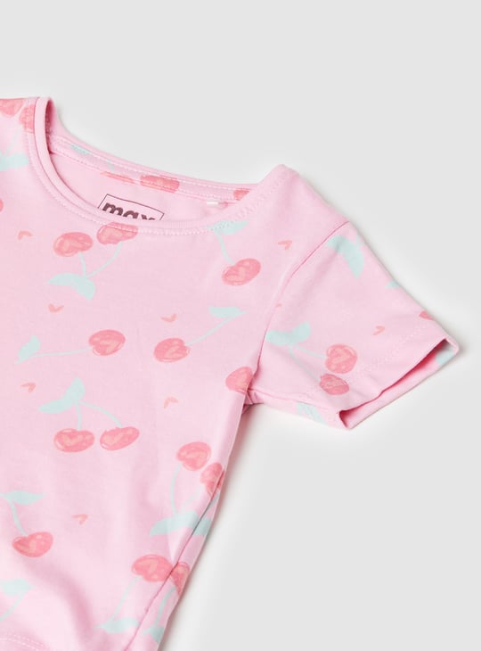 Girls Printed T-shirts - Pack of 3