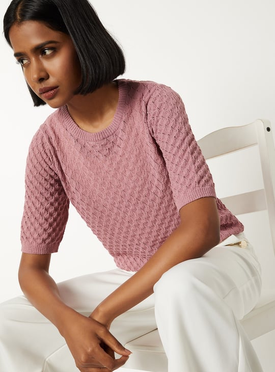 Buy Women Knitted Top Online at just Rs. 899.0 - 1000015646123