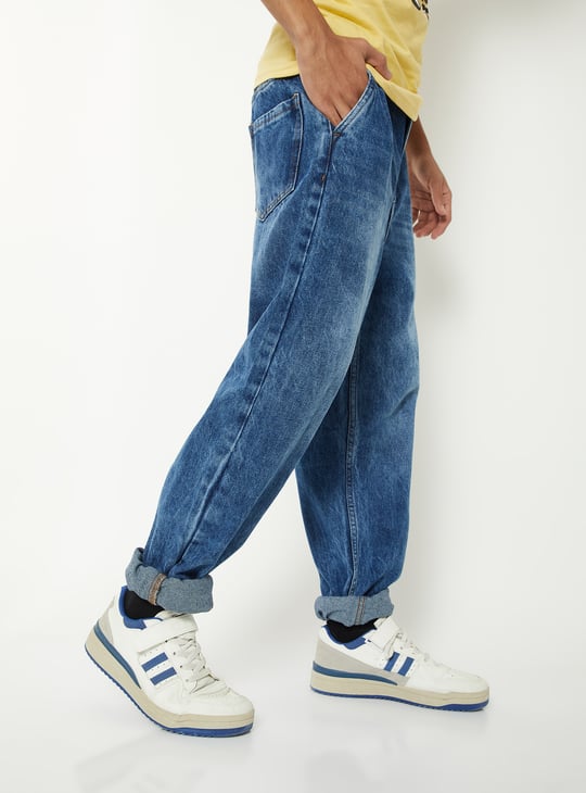 Boys Washed Balloon Fit Jeans