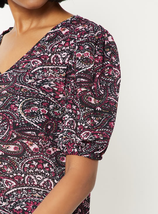 Women Paisley Print Top