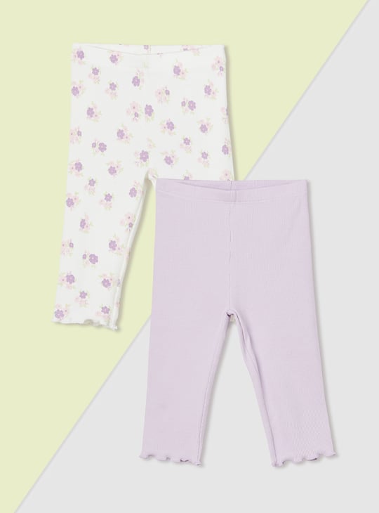 Girls Assorted Leggings - Pack of 2