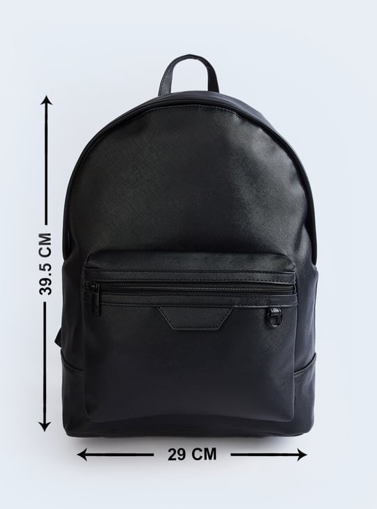 Men Textured Backpack
