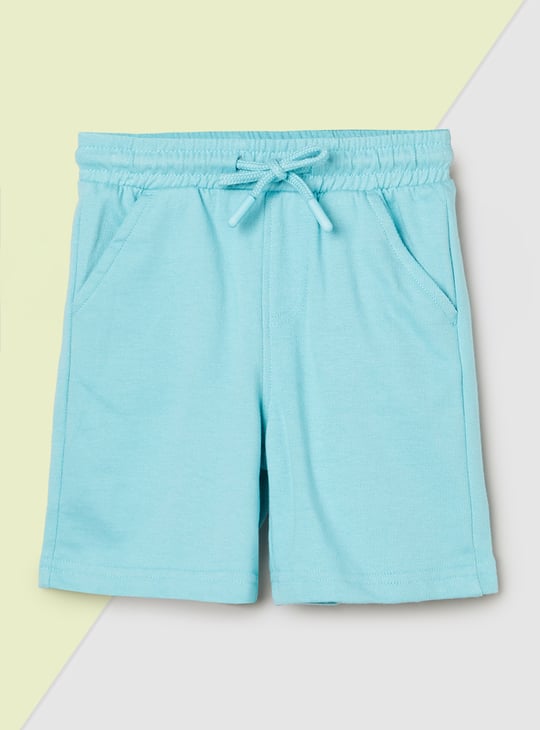 Boys Printed Mid-rise Shorts - Pack of 2