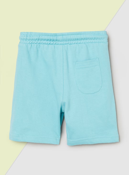 Boys Printed Mid-rise Shorts - Pack of 2