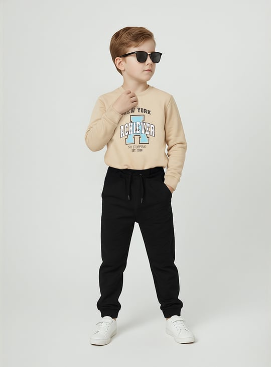 Boys Knit Relaxed Fit Joggers