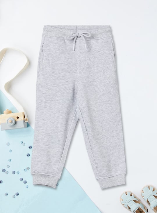 Boys Heathered Relaxed Fit Joggers