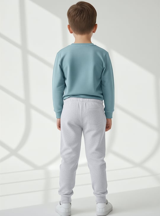 Boys Heathered Relaxed Fit Joggers