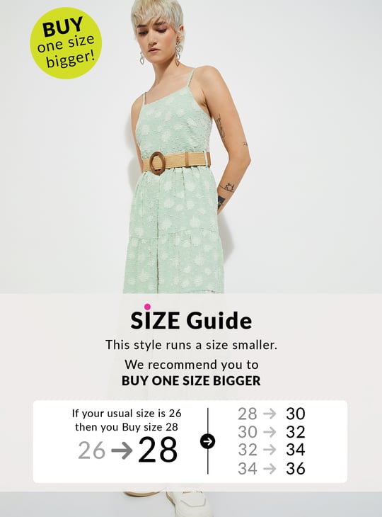 ALAYA F x URB_N Women Textured Tiered Maxi Dress with Belt