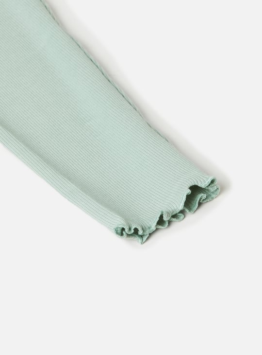 Girls Textured Leggings