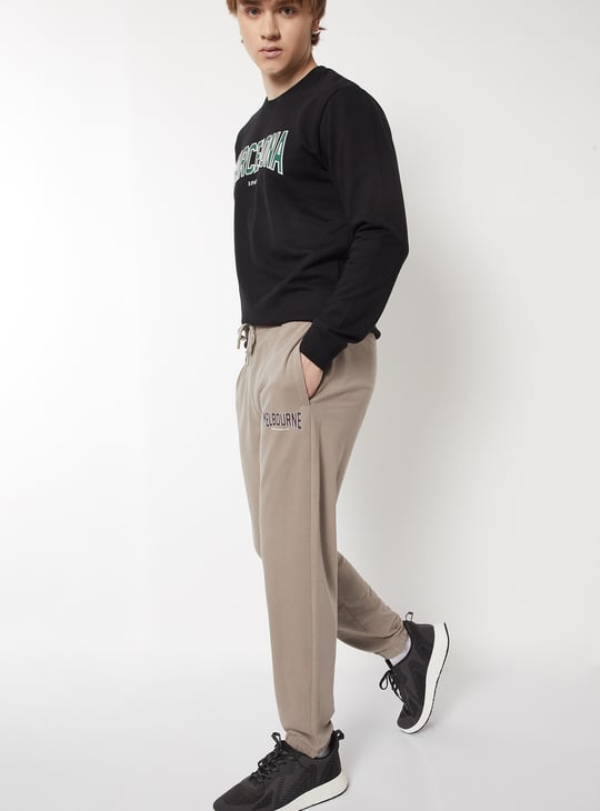Men Printed Regular Fit Sports Joggers