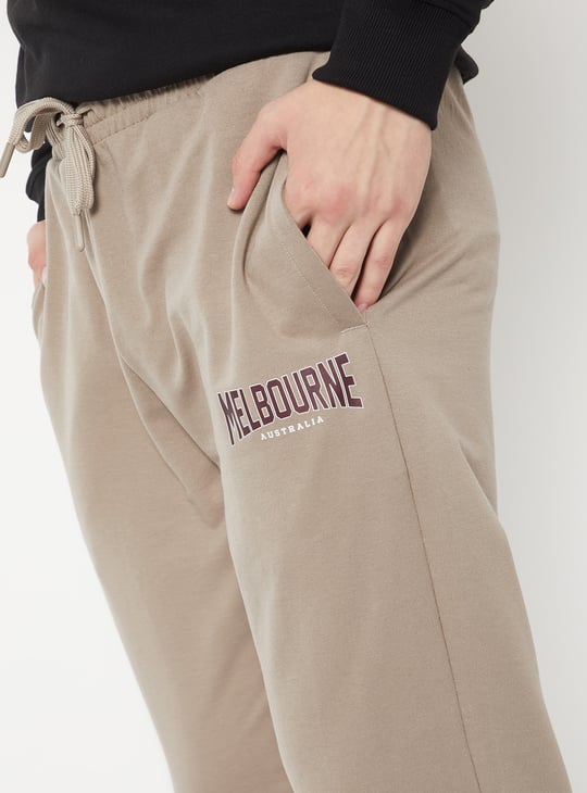 Men Printed Regular Fit Sports Joggers