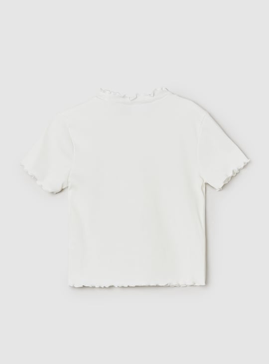 Girls Checked Pinafore Dress with T-shirt
