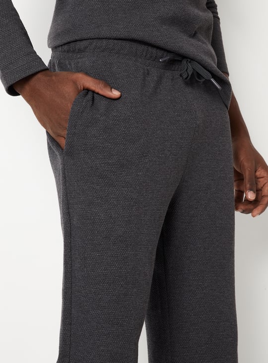 Men Textured Lounge Pants