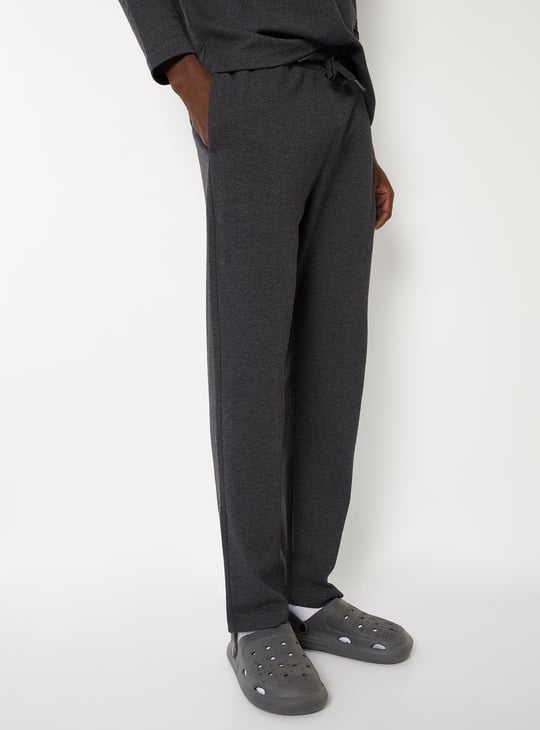 Men Textured Lounge Pants