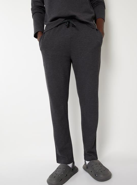 Men Textured Lounge Pants