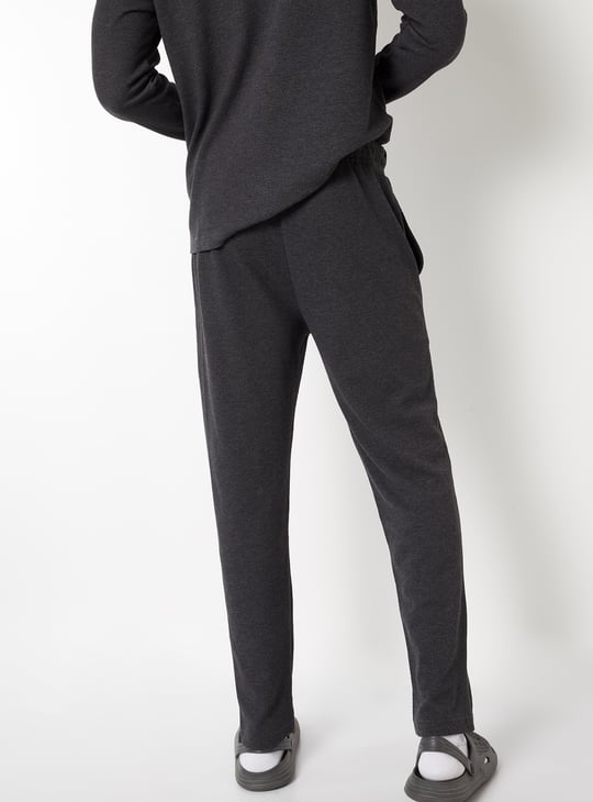 Men Textured Lounge Pants