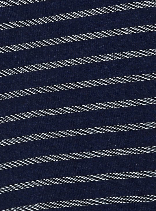 Men Striped Polo T-shirt