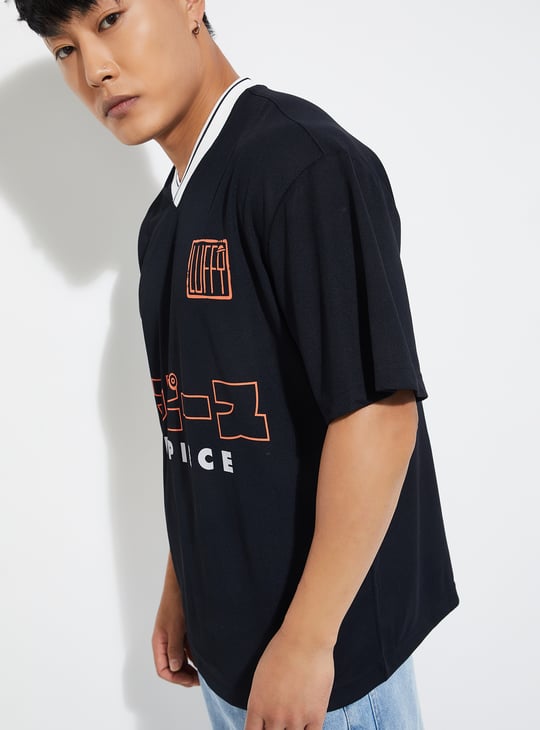 Buy URB_N Men One Piece Print Oversized T-shirt Online at just Rs