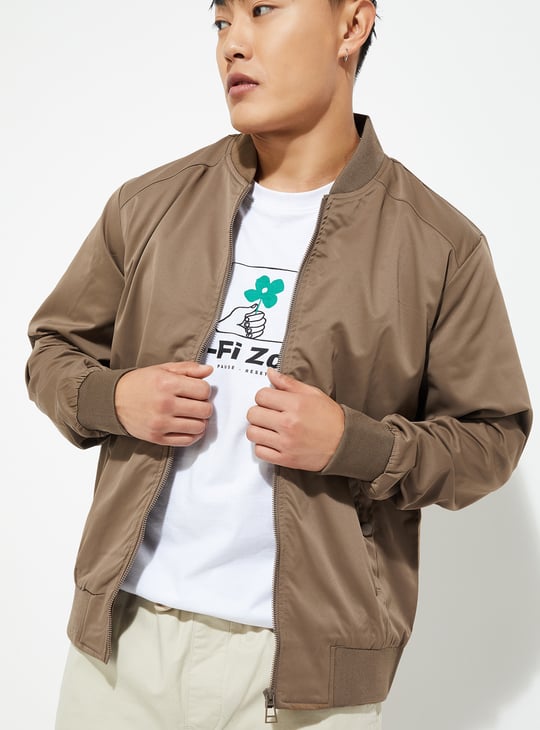 URB_N Men Solid Jacket