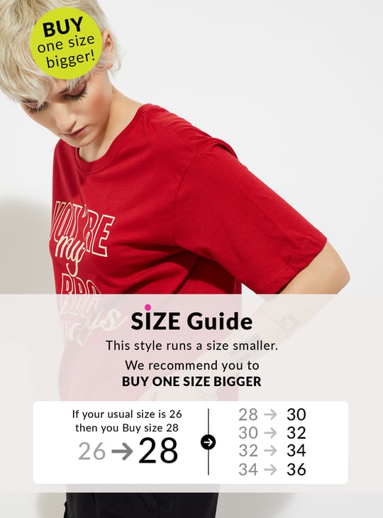 URB_N Women Printed Relaxed Fit T-shirt