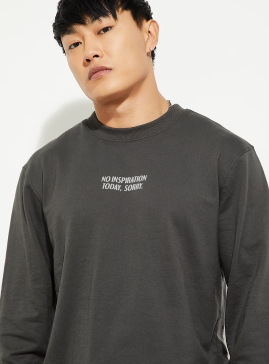 URB_N Men Printed Sweatshirt
